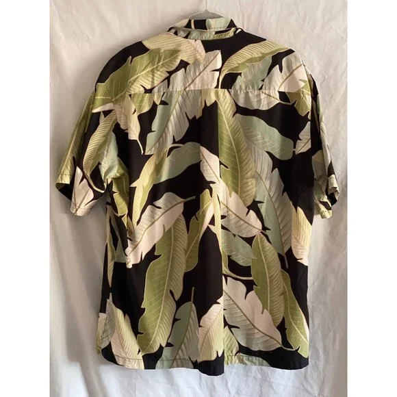 VTG Tori Richard Honolulu Hawaii Shirt Button Down Tropical Palm Leaf  Pocket Me - Picture 6 of 7